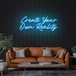 create your own reality led neon sign light 3