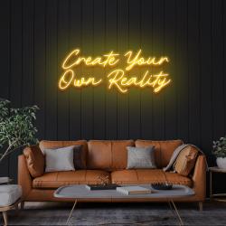 create your own reality led neon sign light 4