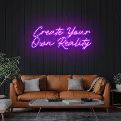 create your own reality led neon sign light 5