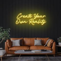 create your own reality led neon sign light 8