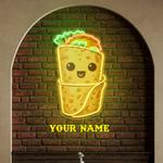custom burrito mexican food restaurant decor artwork led neon sign light 0