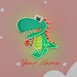 custom name cool dinosaur boy artwork led neon sign light 0
