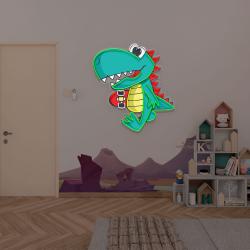 custom name cool dinosaur boy artwork led neon sign light 3