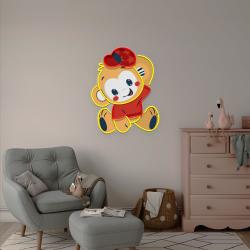 custom name cute monkey artwork led neon sign light 3
