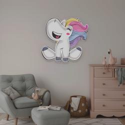 custom name cute unicorn girl artwork led neon sign light 3