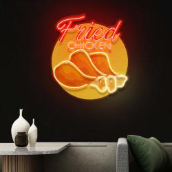 custom name fast food of french fries led neon sign light 1