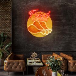 custom name fast food of french fries led neon sign light 2