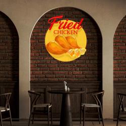 custom name fast food of french fries led neon sign light 3