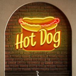 custom name fast food restaurant with hot dog led neon sign light 1