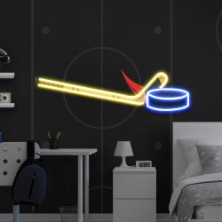 custom name hockey gift for kids artwork led neon sign light 2