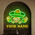 custom name mexico logo food artwork led neon sign light 0