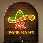 custom name mexico restaurant decor artwork led neon sign light 0
