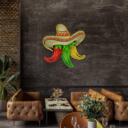 custom name restaurant cinco de mayo mexican chili artwork led neon sign light 3