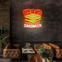 custom name restaurant fast sandwich led neon sign light 2