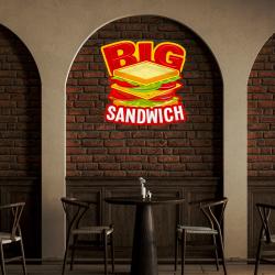 custom name restaurant fast sandwich led neon sign light 3