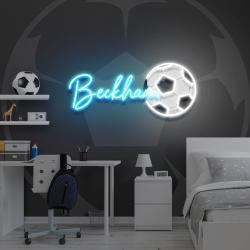 custom name soccer gift for kids artwork led neon sign light 2