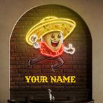 custom name taco style dancing disco music artwork led neon sign light 0
