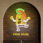 custom name taco style dancing music artwork led neon sign light 0