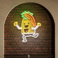 custom name taco style dancing music artwork led neon sign light 1