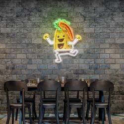 custom name taco style dancing music artwork led neon sign light 2