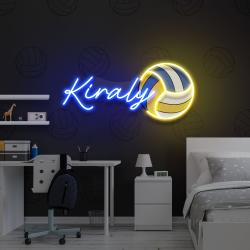 custom name volley ball gift for kids artwork led neon sign light 1