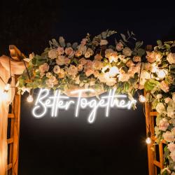 custom neon sign wedding better together neon sign wedding sign 1