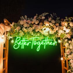 custom neon sign wedding better together neon sign wedding sign 3