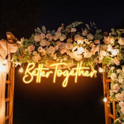 custom neon sign wedding better together neon sign wedding sign 5