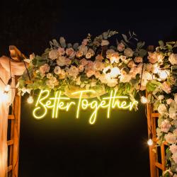 custom neon sign wedding better together neon sign wedding sign 9