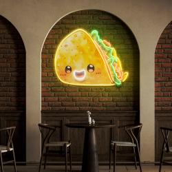 custom taco mexican food restaurant decor artwork led neon sign light 2