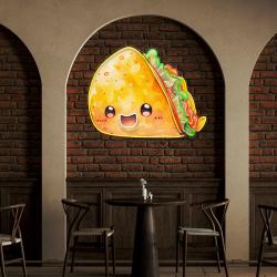 custom taco mexican food restaurant decor artwork led neon sign light 3