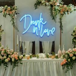 custom wedding neon sign for reception drunk in love neon sign wedding neon sign ideas wedding welcome sign 3