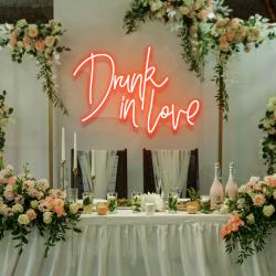 custom wedding neon sign for reception drunk in love neon sign wedding neon sign ideas wedding welcome sign 7