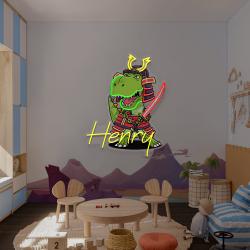 custom your name samurai for baby decor room led neon sign light 4