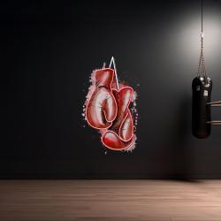 customizable boxing gloves led neon sign with name 3