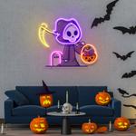 death halloween artwork led neon sign light 0