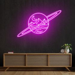 deserted planet led neon sign light 5