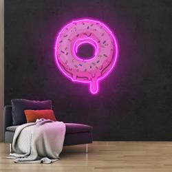donut art work led neon sign light 1