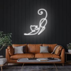 downward facing cat led neon sign light 8