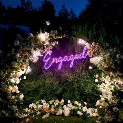 engaged led neon sign light 5
