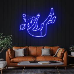 falling into space led neon sign light 1