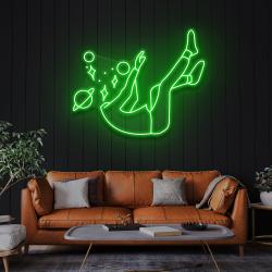 falling into space led neon sign light 2