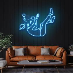 falling into space led neon sign light 3