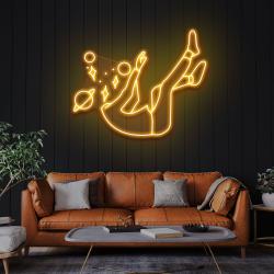 falling into space led neon sign light 4