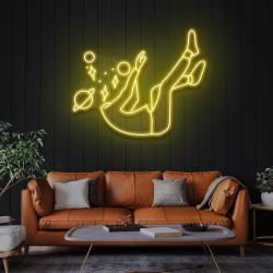 falling into space led neon sign light 8