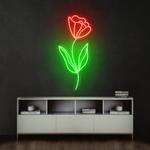 flower line led neon sign light 0