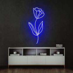 flower line led neon sign light 1