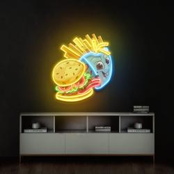 food monster artwork led neon sign light 2