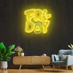 friday artwork led neon sign light 0
