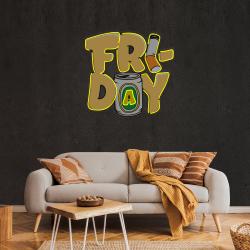 friday artwork led neon sign light 3